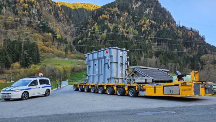 selitev opreme transformator spmt comark escort ral relocation