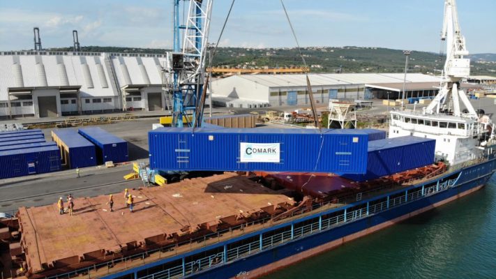 projektni tovor comark slovenija kontejner charter ladja