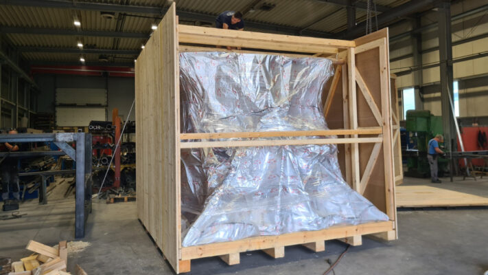 pakiranje tovora prekomorsko vakuum lesen zaboj seaworthy packing koper comark 1 1