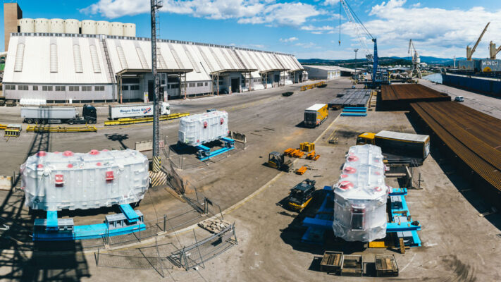 transformer port koper project cargo tovor slovenia comark